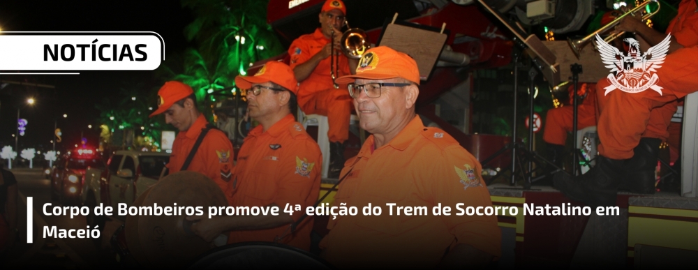 Corpo de Bombeiros promove 4ª edição do Trem de Socorro Natalino em Maceió