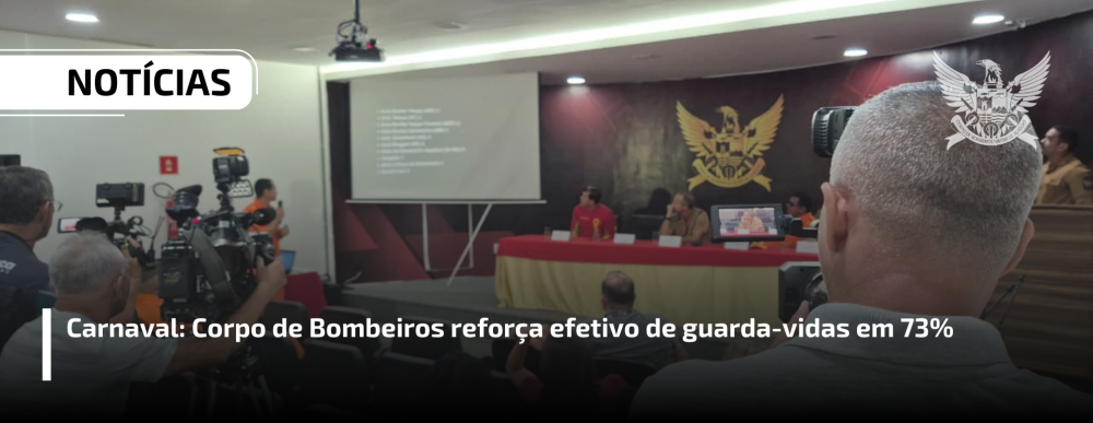 Carnaval: Corpo de Bombeiros reforça efetivo de guarda-vidas em 73%