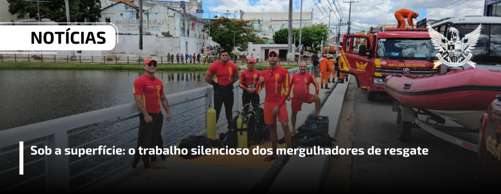 Sob a superfície: o trabalho silencioso dos mergulhadores de resgate