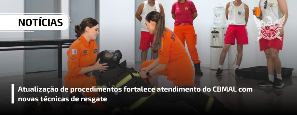 Corpo de Bombeiros atualiza procedimentos com técnicas modernas de resgate